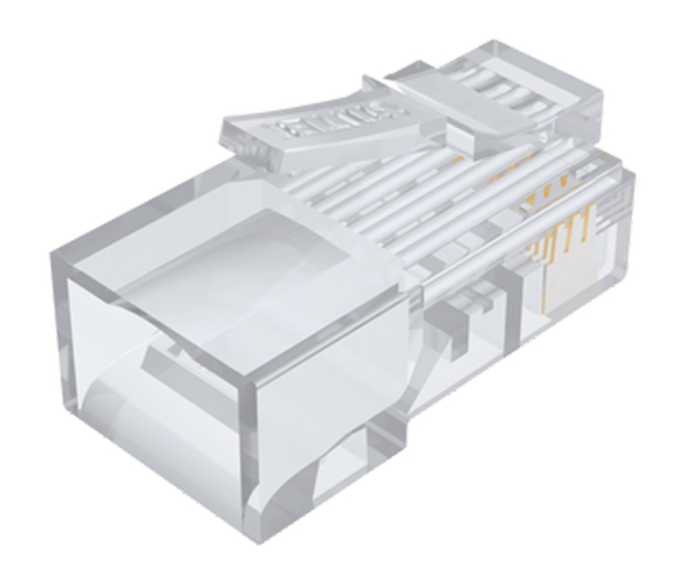 Unitek Wtyk modularny Pass-Through RJ45 Cat. 6 100 szt. - 1455236 - zdjęcie 4